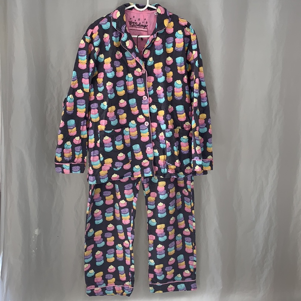 PJ Salvage Large Macaron 2 Piece PJ Set - Picture 3 of 15